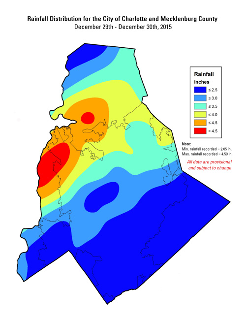 Distribution interval map for May 5, 2013 storm