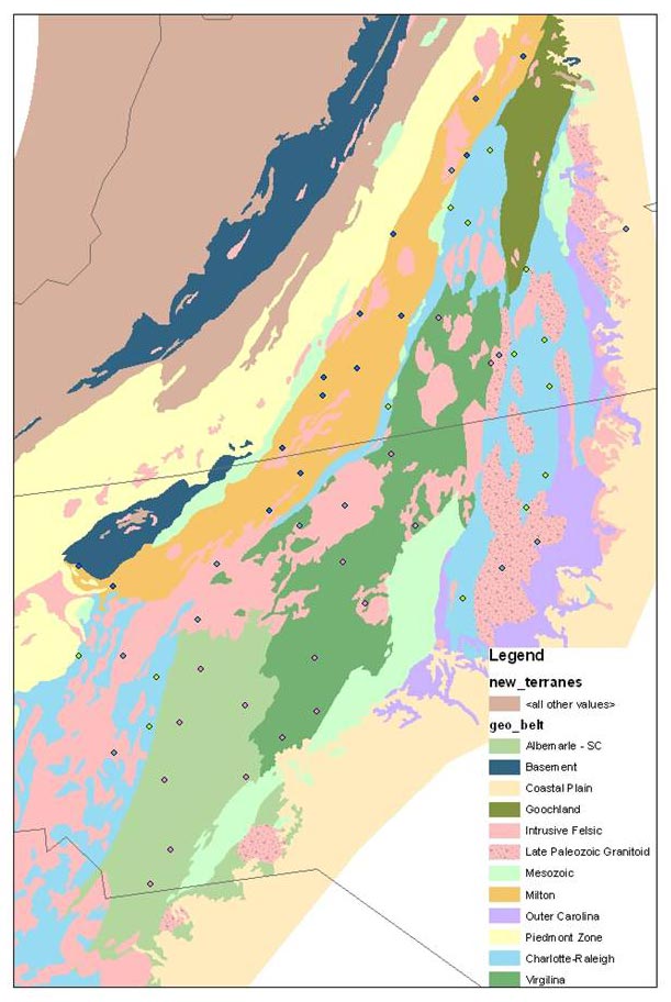 Piedmont wells