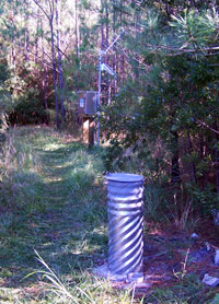 Photograph of groundwater monitoring well