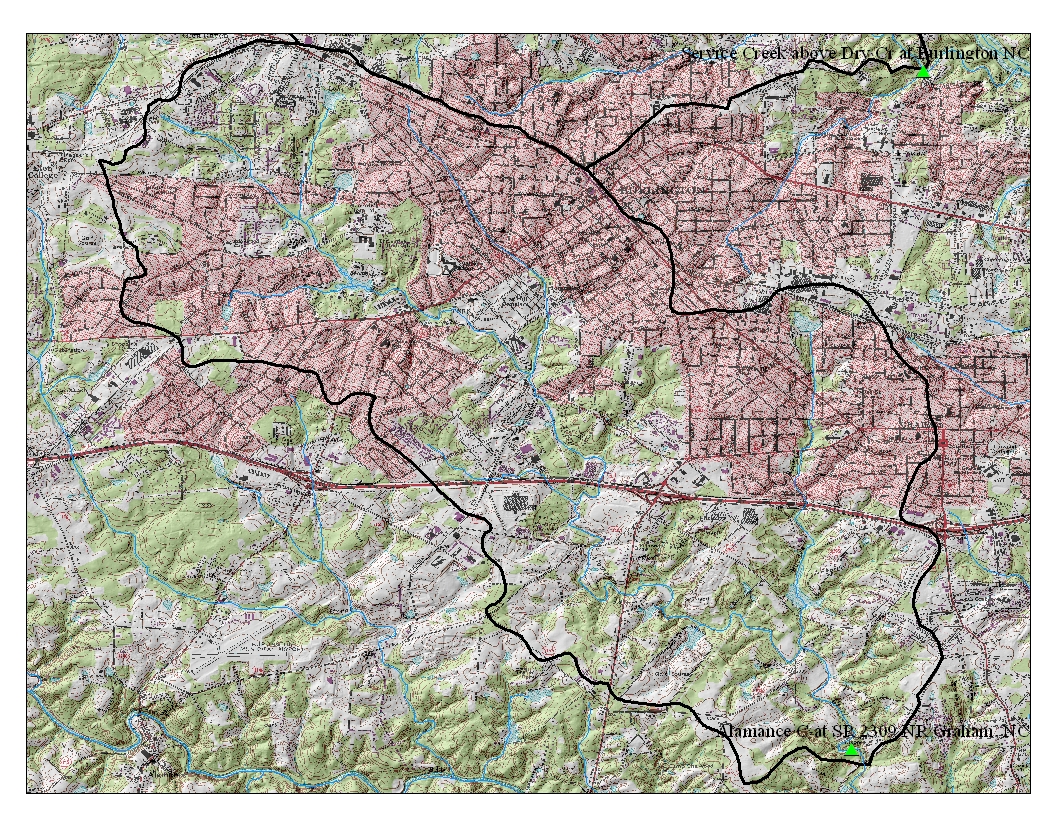 USGS 7.5 minute topographic map series (digital raster graphics - DRG) (very large image: 1.8 mb)