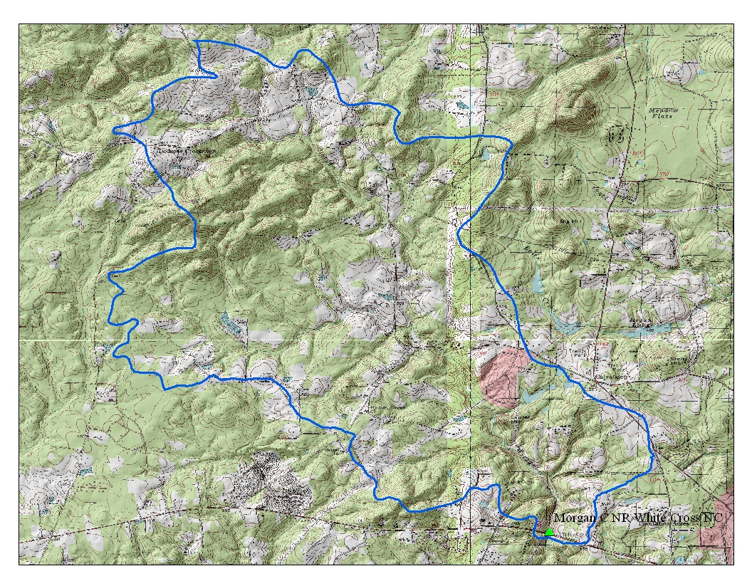 USGS 7.5 minute topographic map series (digital raster graphics - DRG) (very large image: 1.8 mb)